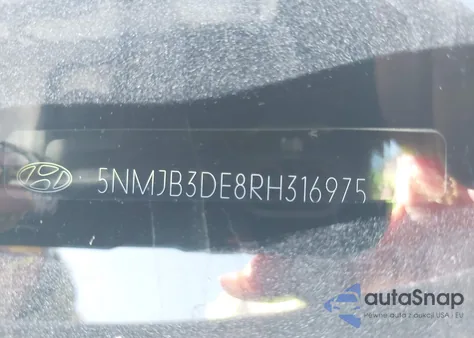 2024 Hyundai Tucson Sel z USA, uszkodzony, nr VIN 5NMJB3DE8RH316975